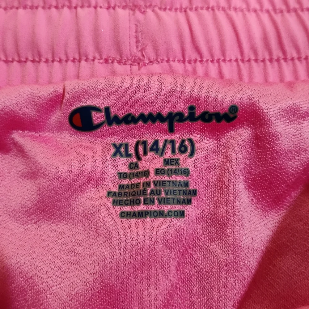 Champion Kids Vibrant Pink Athletic Shorts - Picture 3 of 10